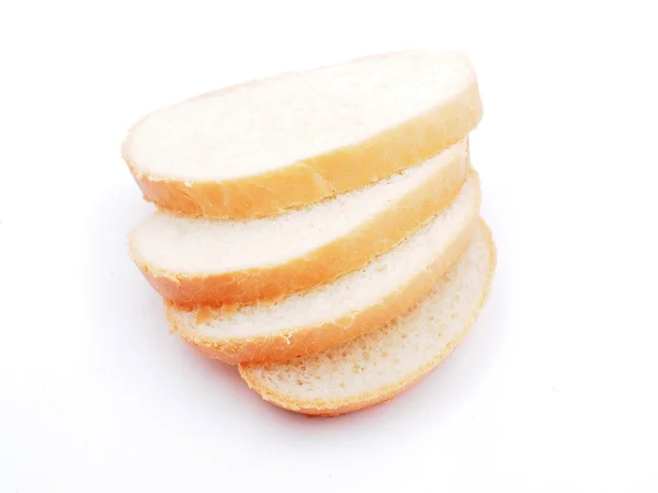 Bread on a white background — Stock Photo, Image