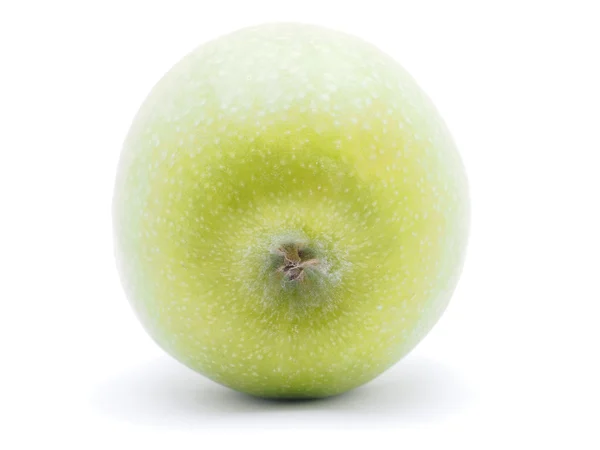 Яблоко на белом фоне — стоковое фото