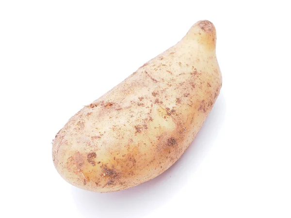 Aardappelen op een witte achtergrond — Stockfoto