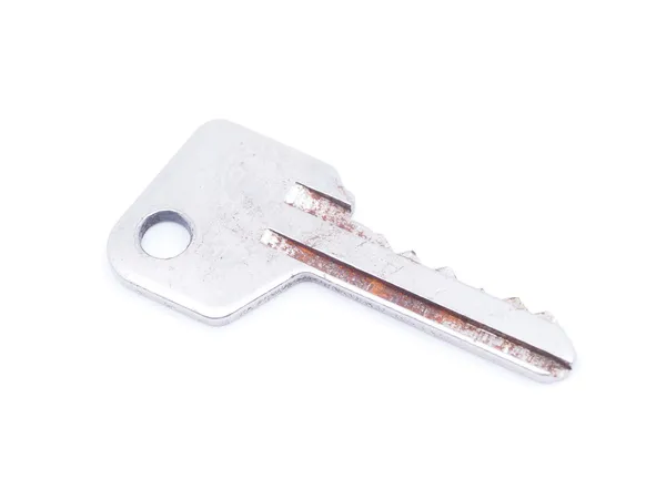 Key on white background — Stock Photo, Image