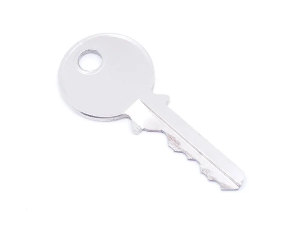 Key on white background — Stock Photo, Image