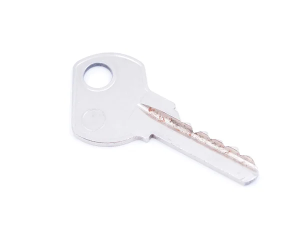 Key on white background — Stock Photo, Image