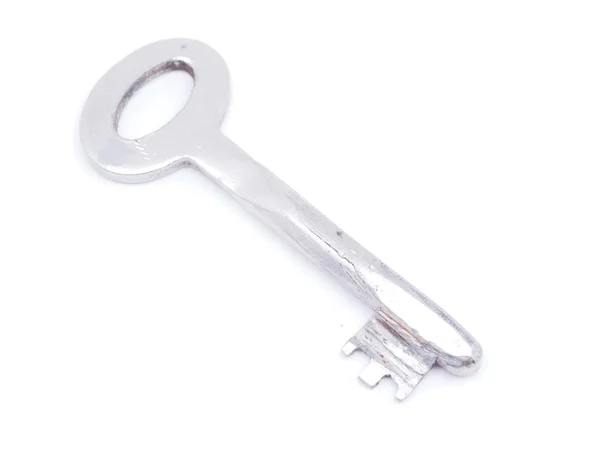 Key on white background — Stock Photo, Image