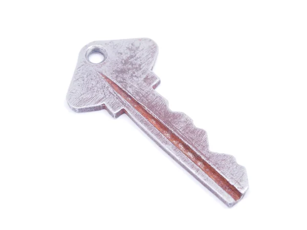 Key on white background — Stock Photo, Image