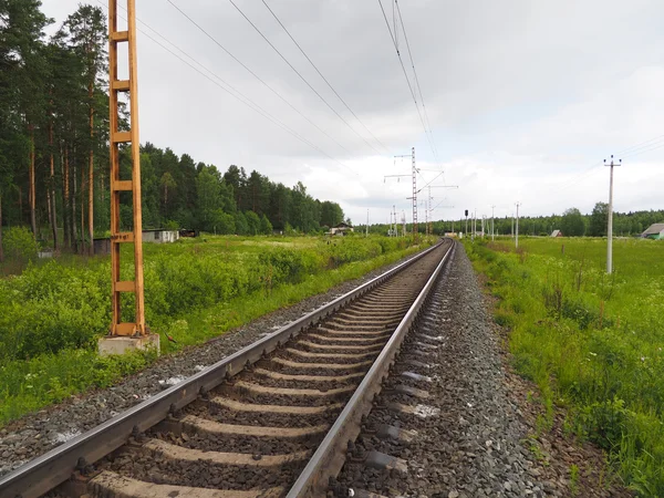 Ferrocarriles — Foto de Stock