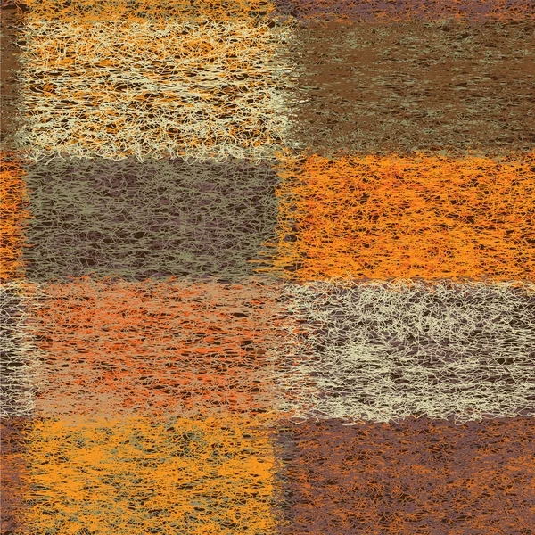 Grunge forrado edredón patrón inconsútil colorido para cuadros de lana — Vector de stock