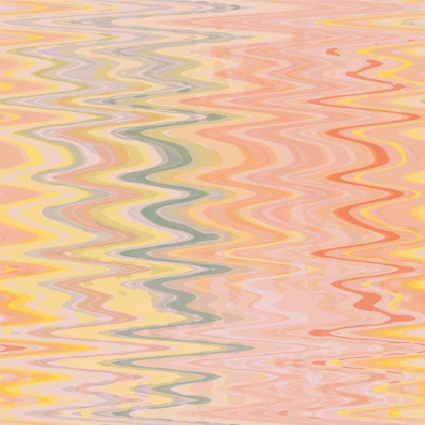 Akvarell vågiga randigt seamless mönster i pastellfärger — Stock vektor