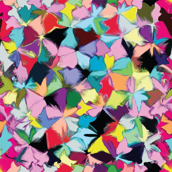 Grunge 染色和条纹彩虹无缝模式 — 图库矢量图片