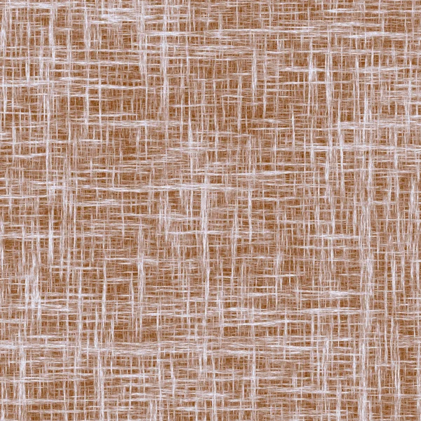 Grunge checkered weave cloth background in brown and white colors — Stock Photo, Image