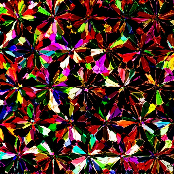 Colorful stained glass kaleidoscopic background — Stock Photo, Image