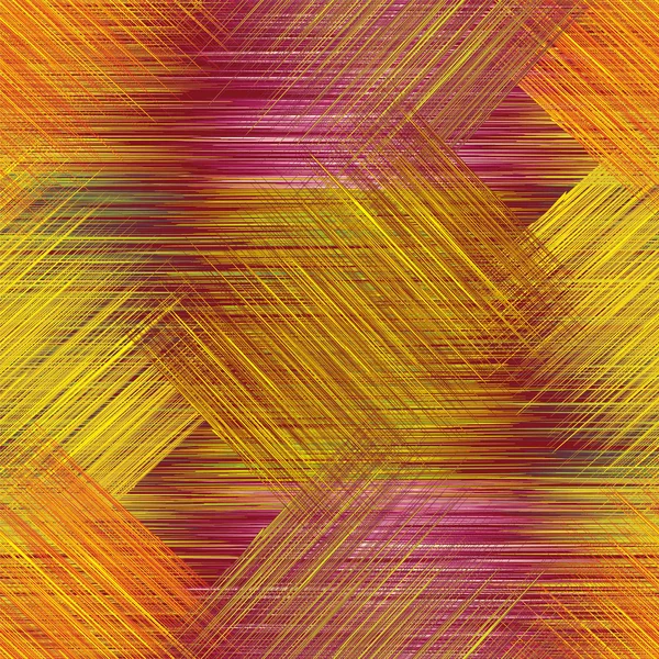 Гранж полосатый и клетчатое одеяло красочный бесшовный узор — стоковый вектор