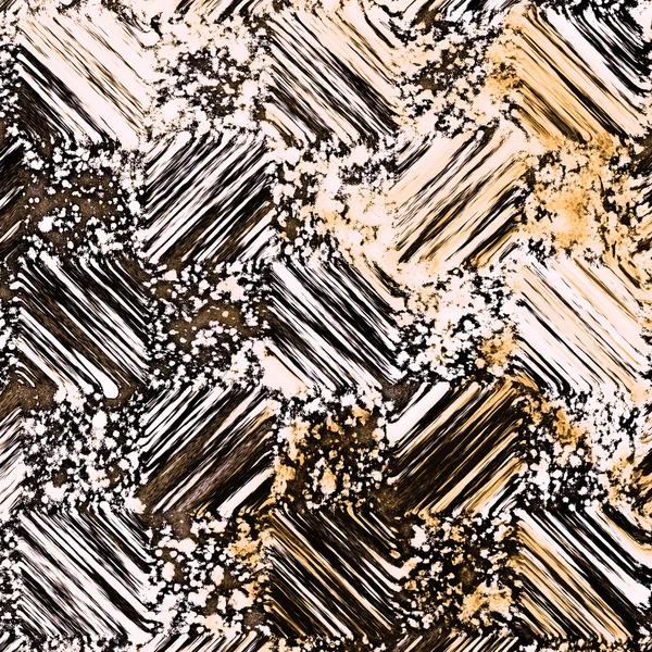 Abstrakt bakgrund med grunge färgas och randiga torget element — Stockfoto