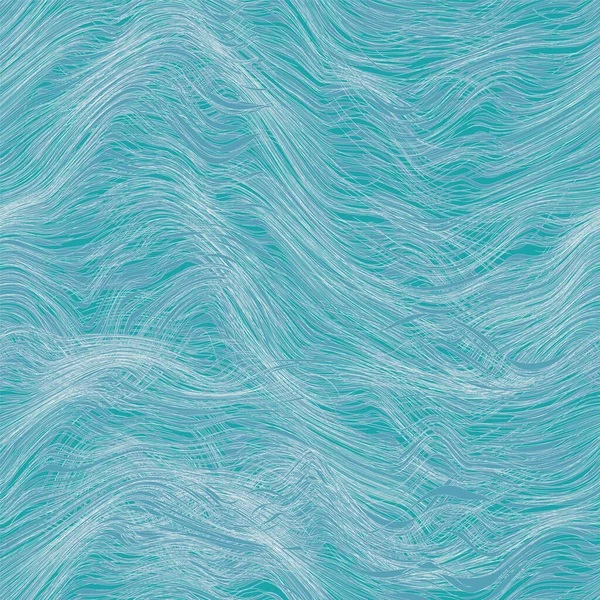 Naadloze Achtergrond Met Abstracte Zee Golven Blauwe Witte Kleuren Voor — Stockvector