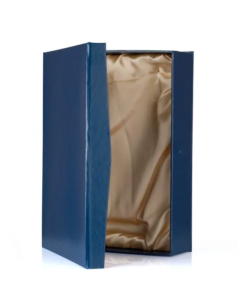 Blue box for gift — Stock Photo, Image