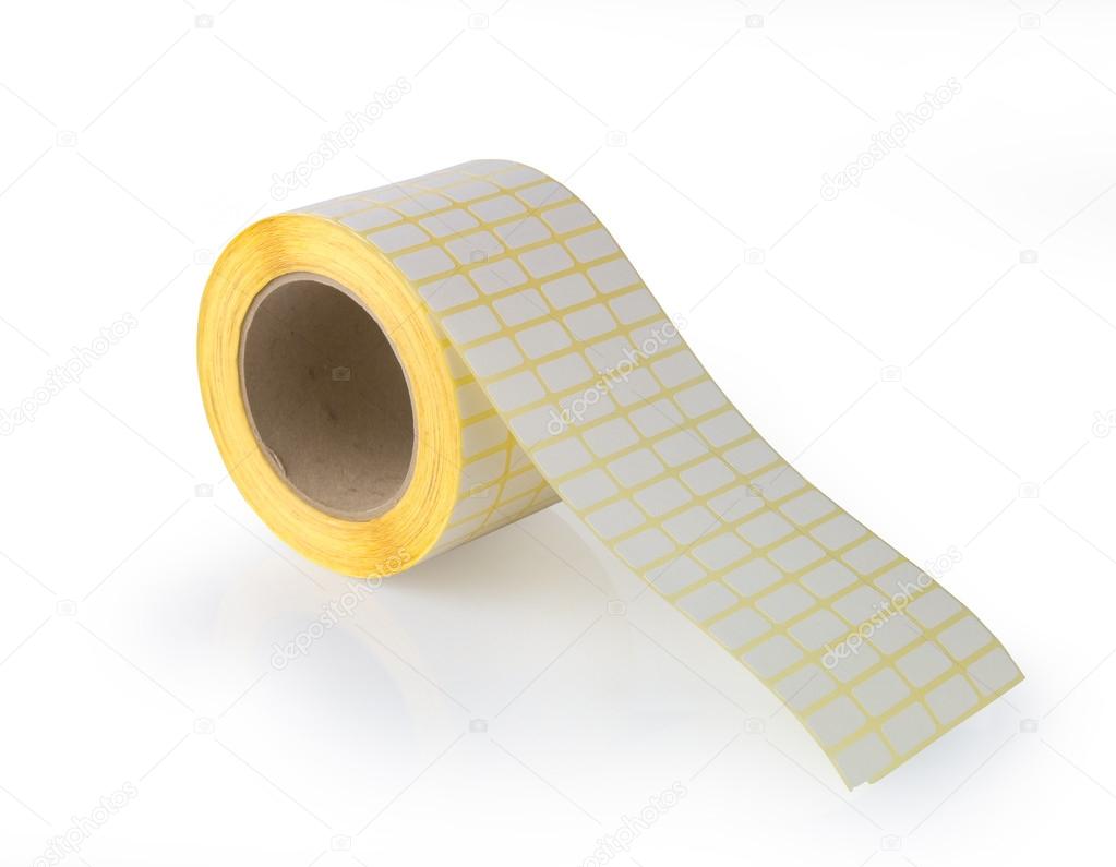 Sticky label roll — Stock Photo © Madiz1 43327261