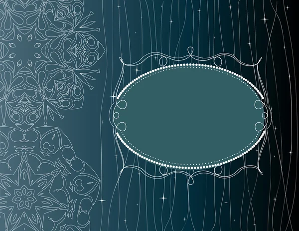 Noel kartı üzerinde kar taneleri ve eğrileri ile duvar kağıdı