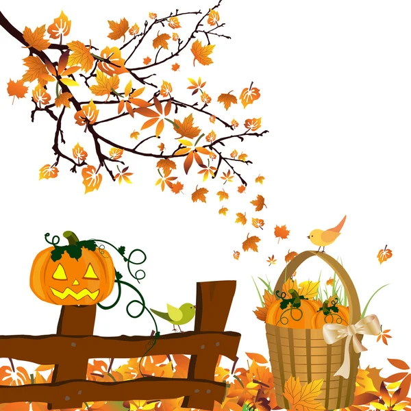 Autumnal design — Stock Vector