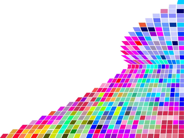 Barevný čtvereček mozaika — Stockový vektor