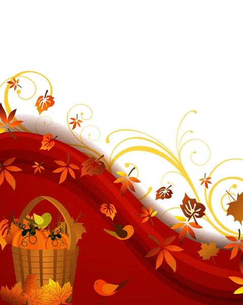 Autumnal design — Stock Vector