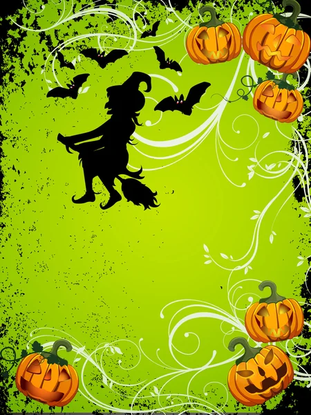 Cadılar Bayramı poster — Stok Vektör