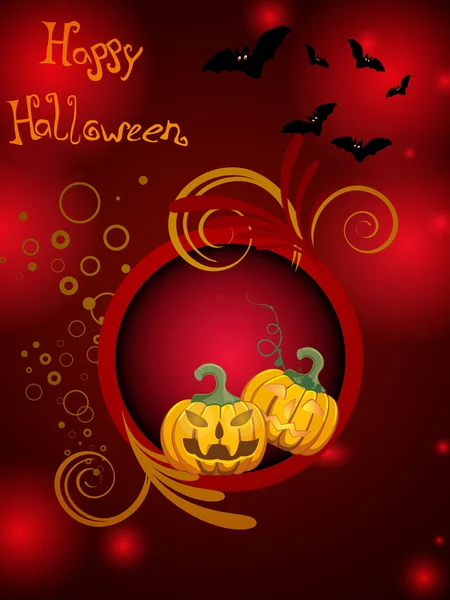 Cartel de Halloween — Vector de stock