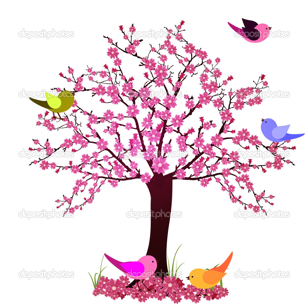 Tree with birds