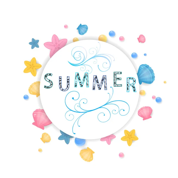 Vacanze estive — Vettoriale Stock