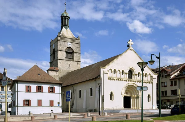 Igreja de Evian-les-Bains na França — Fotografia de Stock