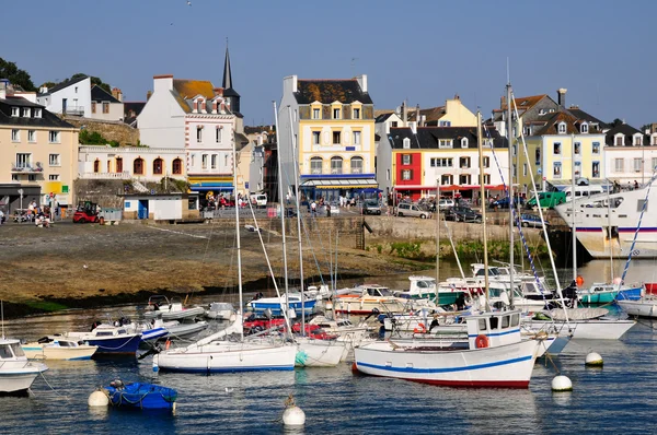 Haven van le palais op belle ile in Frankrijk — Stockfoto