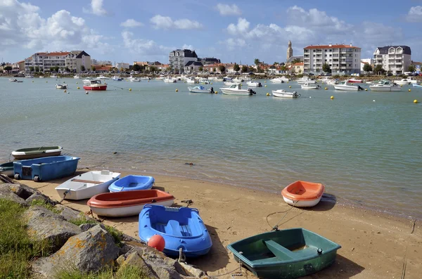 Port saint-gilles-croix-de-vie we Francji — Zdjęcie stockowe