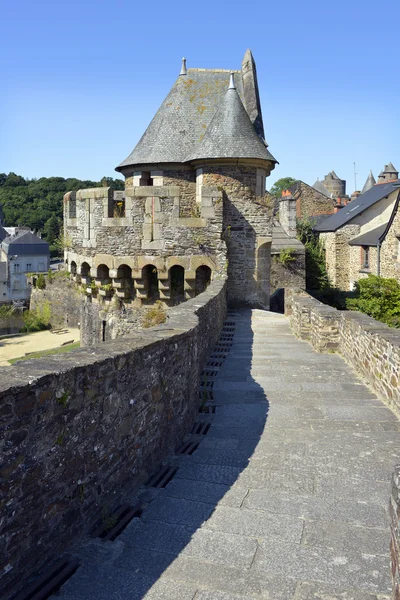 Castle of Fougères in France — Zdjęcie stockowe