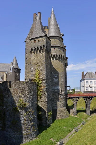 Castle of Vitré in France — Zdjęcie stockowe