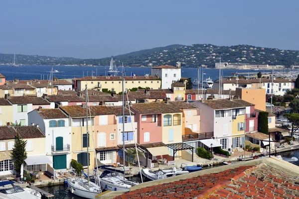 Pemandangan udara Port Grimaud di Perancis — Stok Foto