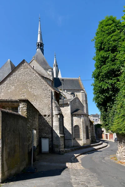 ニコラ教会 Church Saint Nicolas Blois フランスのロワール川下流の河岸に位置する ロワール シェ地区の町で オルランとツアーの間に位置しています — ストック写真