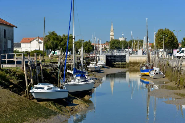 Marina Von Tremblade Eine Gemeinde Departement Charente Maritime Und Der — Stockfoto