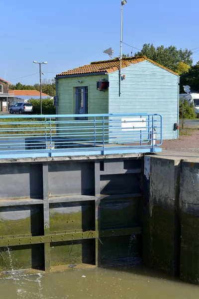 Sluice Meschers Sur Gironde Commune Charente Maritime Department Southwestern France — Stock Photo, Image