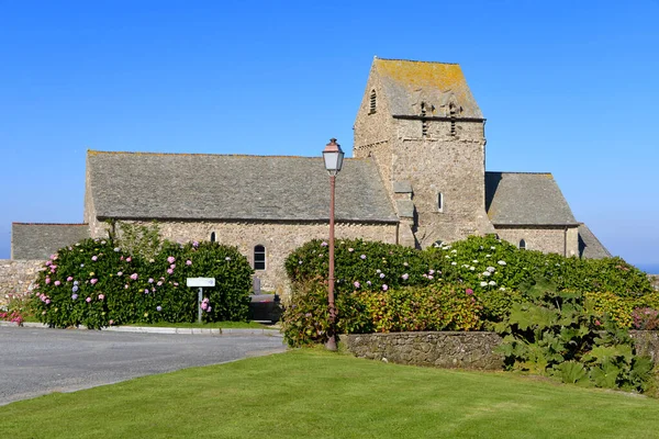 Notre Dame Church Jobourg Commune Manche Department North Western France — Φωτογραφία Αρχείου