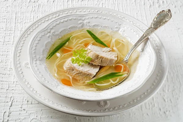 Sopa de pollo — Foto de Stock