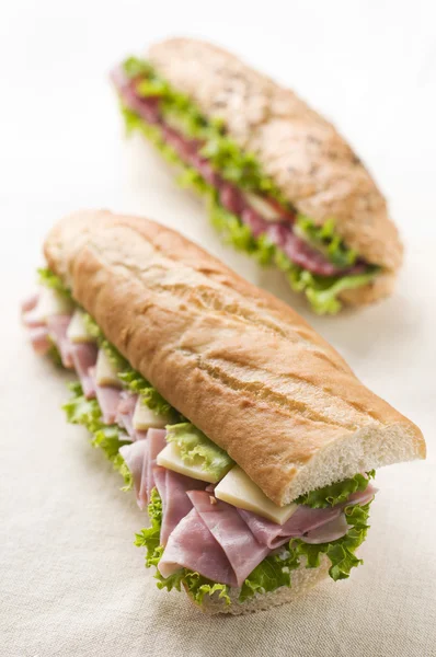 Panino al prosciutto — Foto Stock