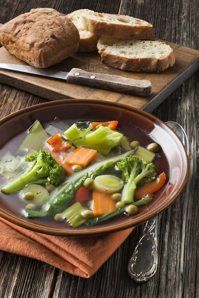 Gemüsesuppe — Stockfoto