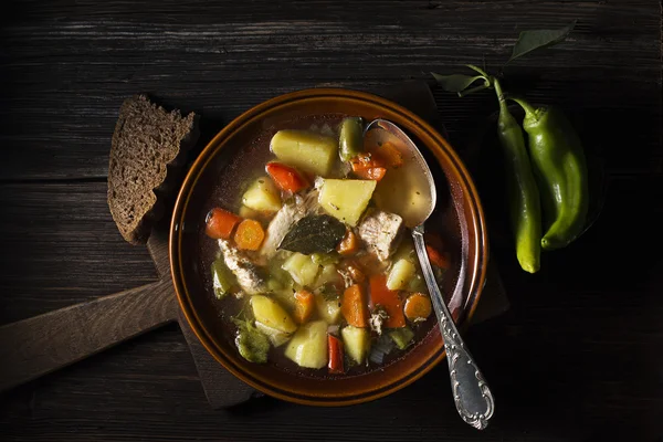 Guisado de frango — Fotografia de Stock