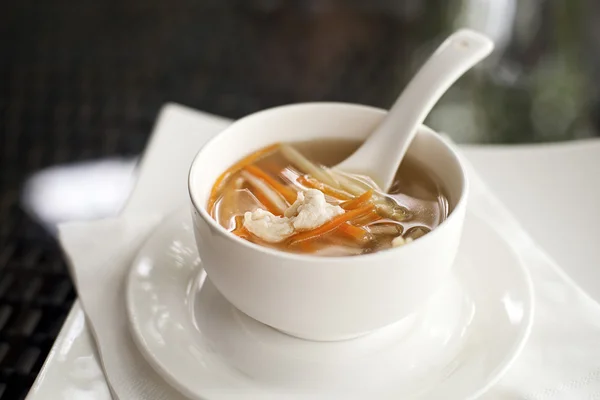 Soupe de poulet — Photo