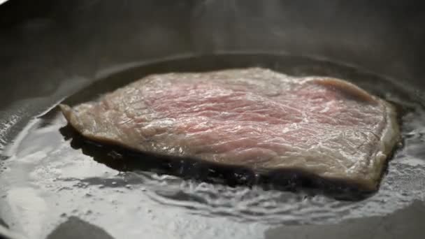 Bife de bovino — Vídeo de Stock