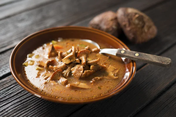 Sopa de cogumelos — Fotografia de Stock