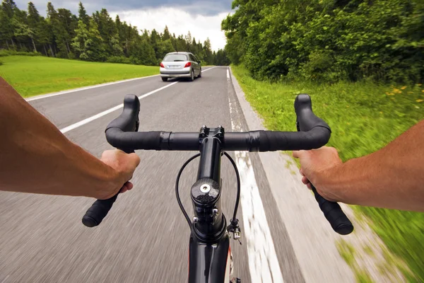 Ciclismo rodoviário — Fotografia de Stock