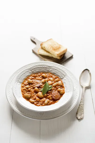 Sopa de feijão — Fotografia de Stock