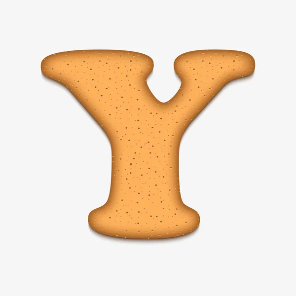 Cookies lettertype — Stockvector