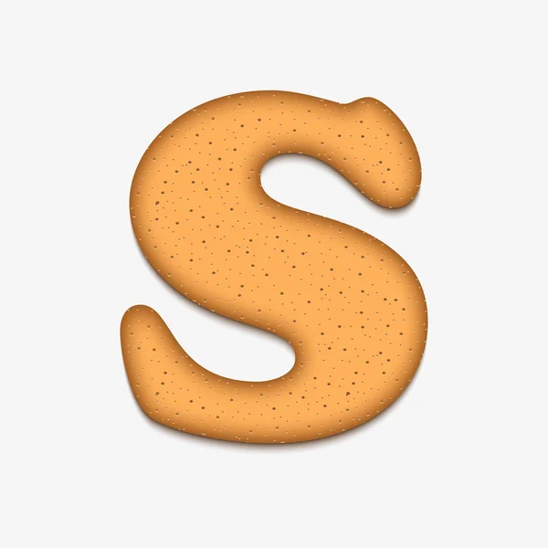 Soubory cookie písmoクッキー フォント — ストックベクタ