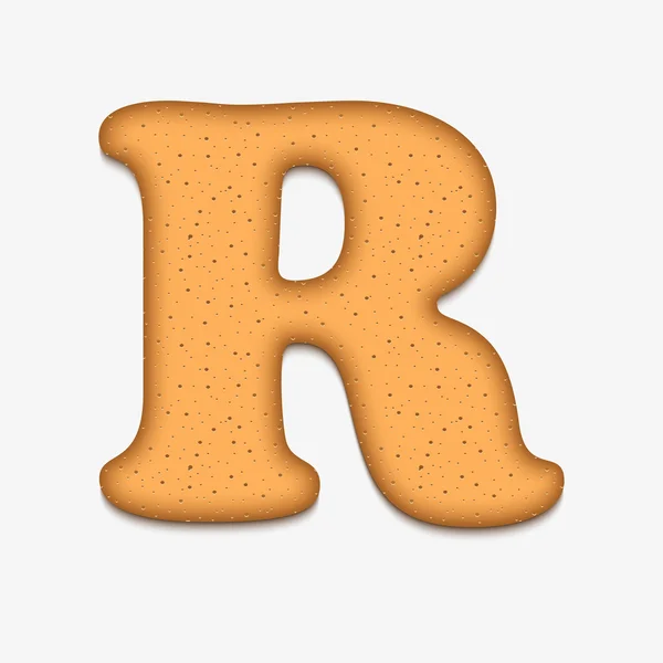 Soubory cookie písmoクッキー フォント — Stockový vektor