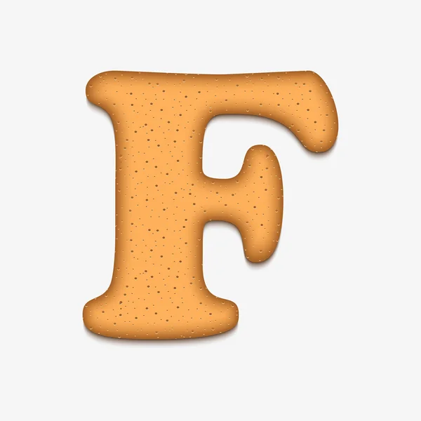 Печиво шрифту — стоковий вектор